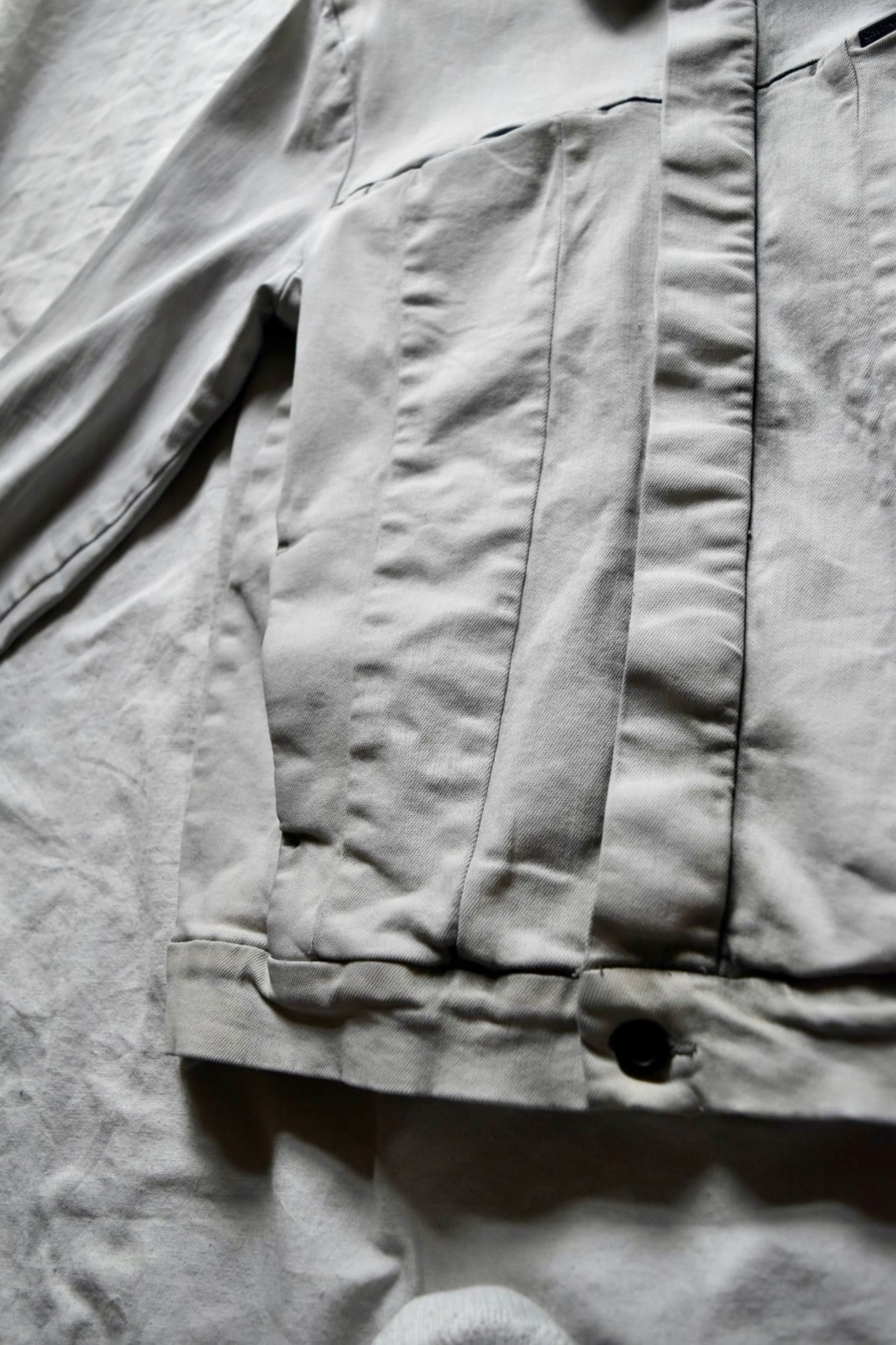 "Calvin Klein" Acid gray denim jacket