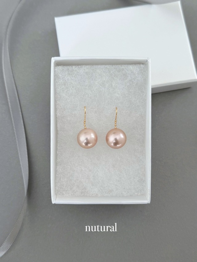 pearl serect  pop pearl earrings 18k