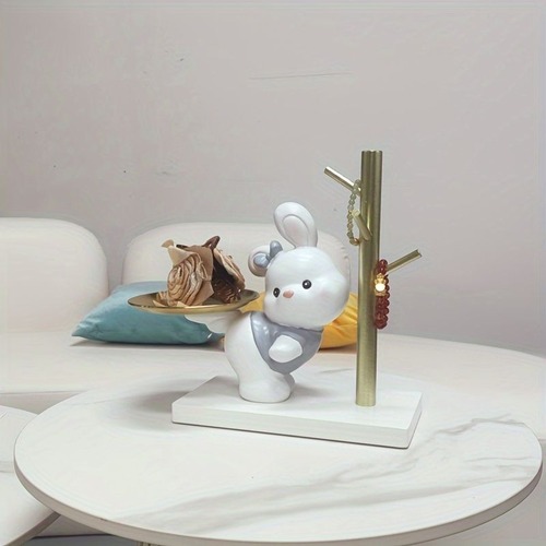 うさぎ 小物入れ 小物トレイ かわいいトレイ ２色展開 ピンク グレー おしゃれ インテリア リビング 玄関 キートレイ