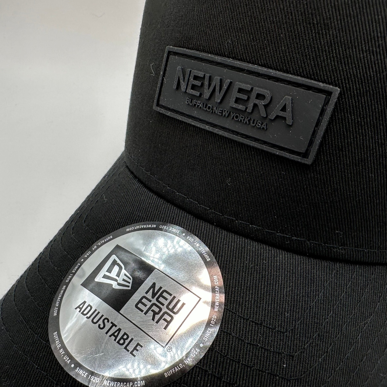 NEW ERA 9FORTY/940 A-Frame トラッカー Rubber Patch ラバーパッチ ブラック
