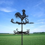 風見鶏 ブラック メタル 金属製 屋外装飾 ガーデニング シルエットアート
