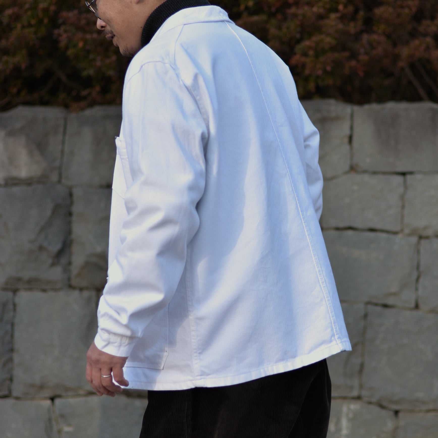 MADE IN FRANCE】【DEADSTOCK】SANFOR ホワイトワークジャケット