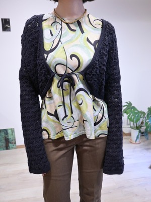 CROCHET KNIT CARDIGAN
