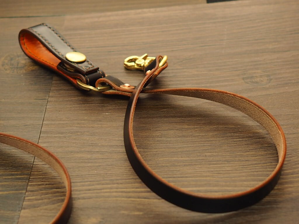 HORWEEN社クロムエクセル】Leatherベルトループ&ウォレットコード