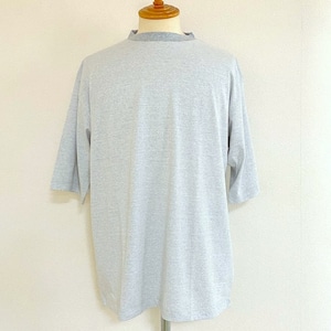 Melange Border Jersey Half Sleeve Crew T-shirts　Off White × Heather Gray