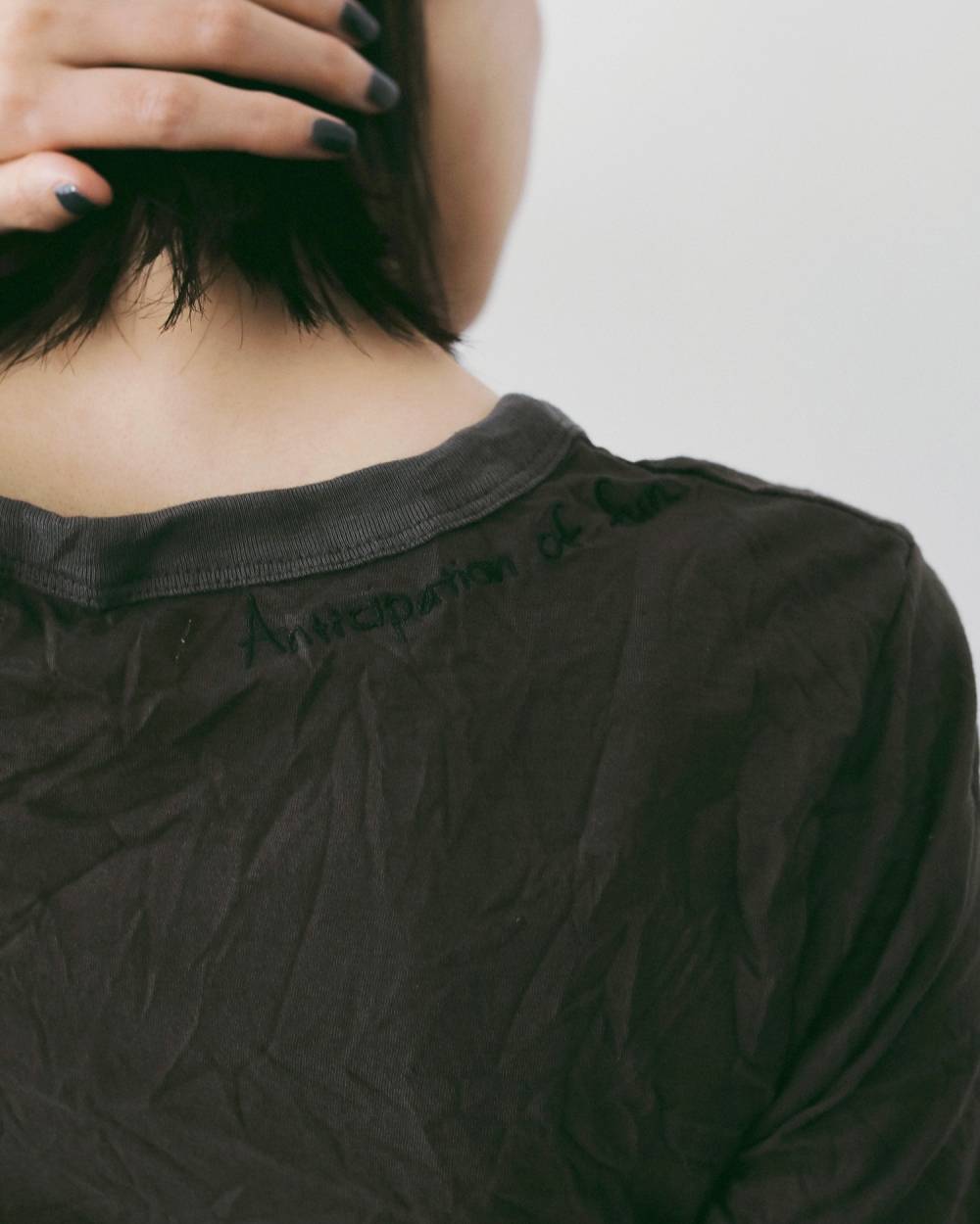 anuke(アンヌーク) Lettering Washer T-Shirts | サウスオレンジ