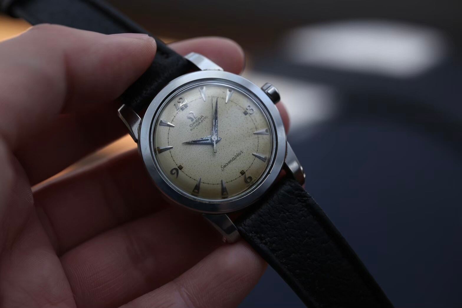 OMEGA】 1953年製 オメガ シーマスタ― ファースト 楔インデックス×飛び