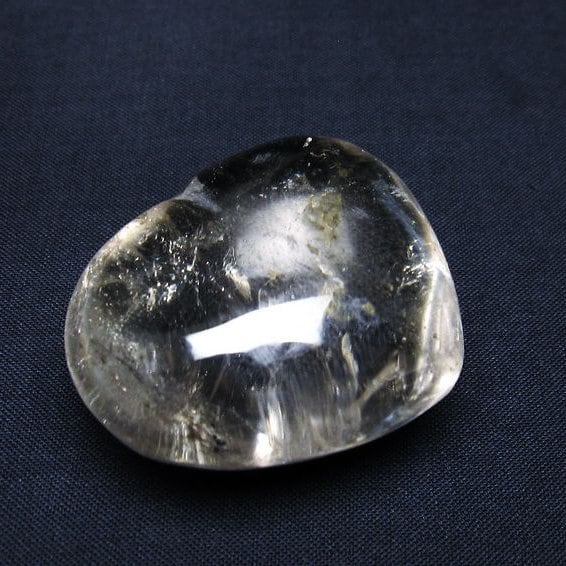 水晶 ハート 置物 一点物 145-1339