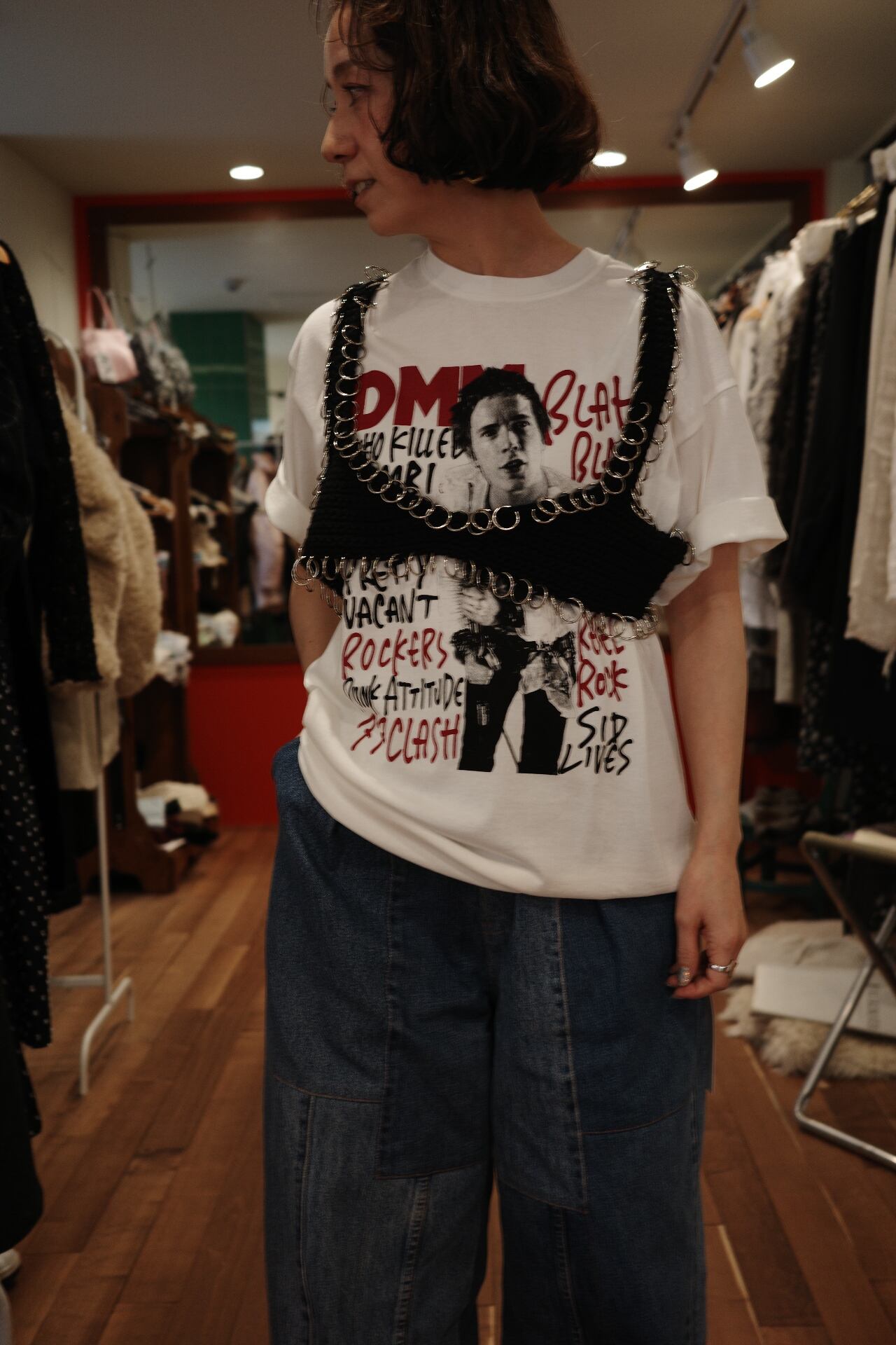 SIIILON 〈Woven Edge bustier〉 | trava