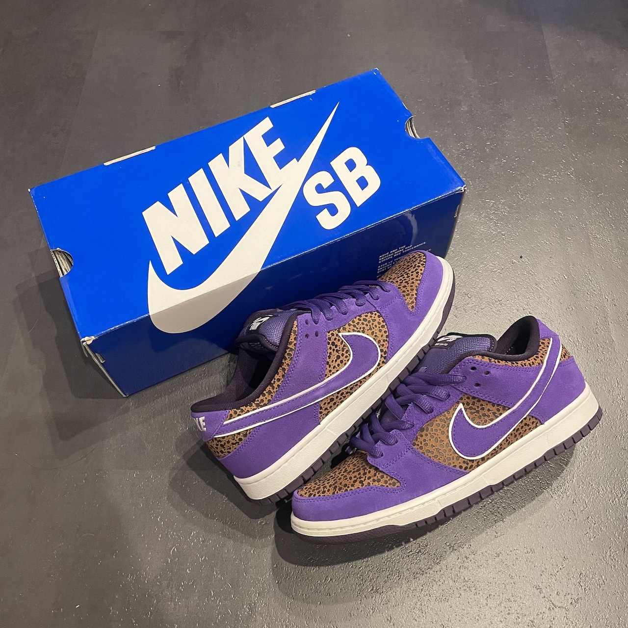 SB DUNK LOW PURPLE SAFARI 313170-200