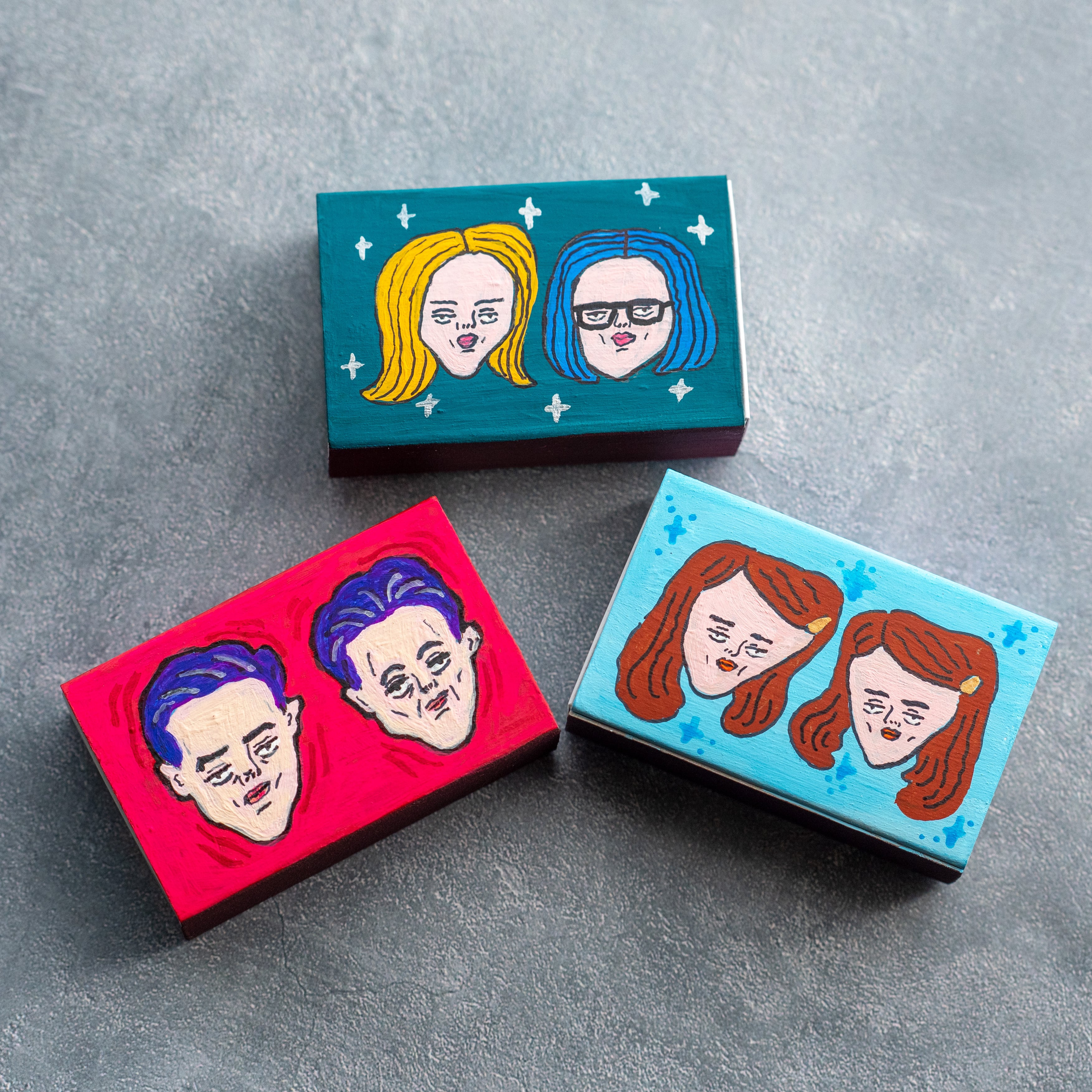 TWINS】イラスト入り♡マッチ箱 | ASAMIYA KAORI