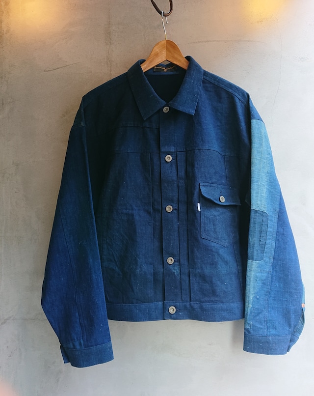 BAA COSTUME MFG. 1st MODEL VINTAGE NATURAL INDIGO FABRIC ②