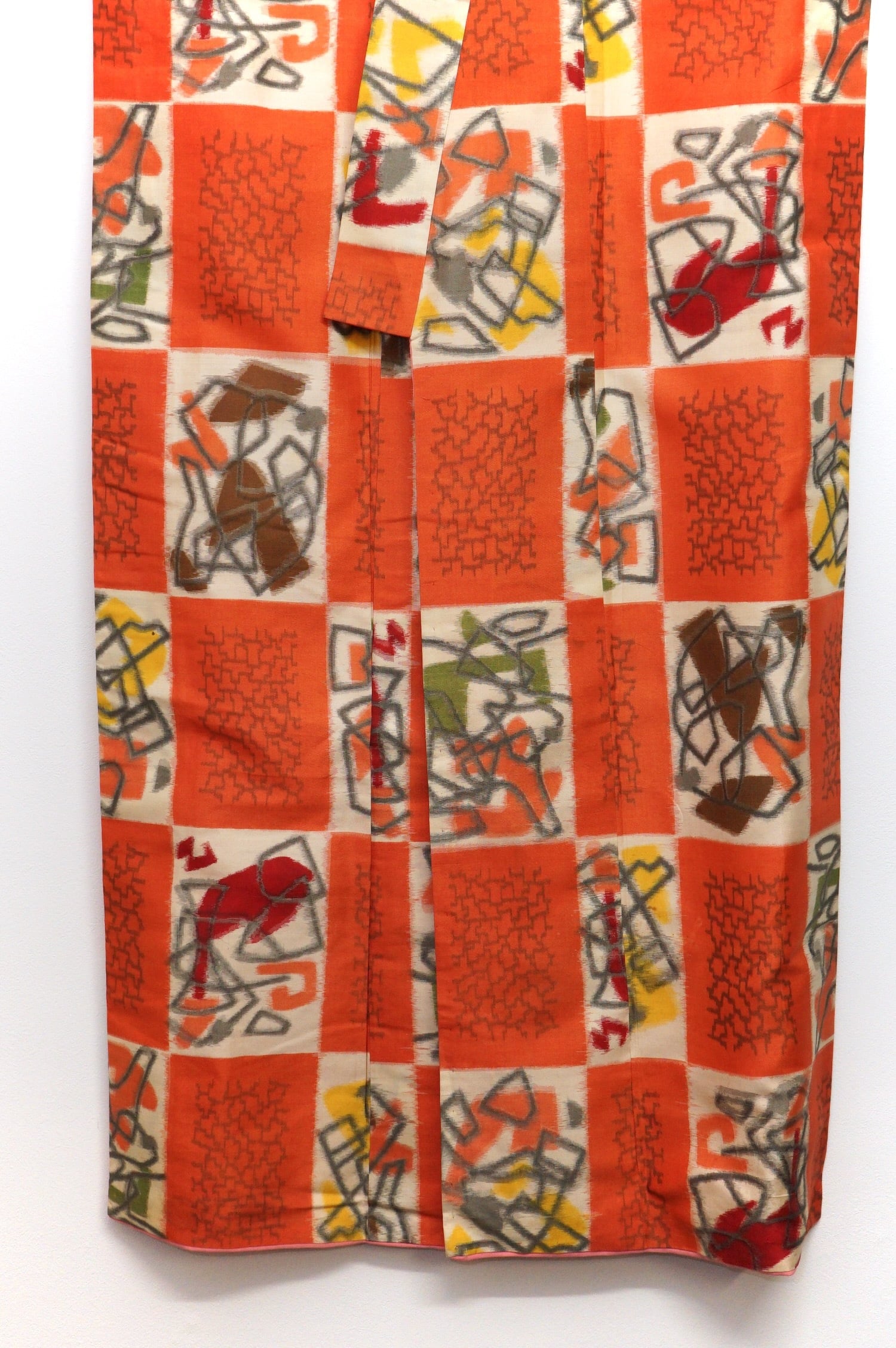 2274 銘仙 アンティーク着物 昭和レトロ ヴィンテージ 正絹 古布 和装