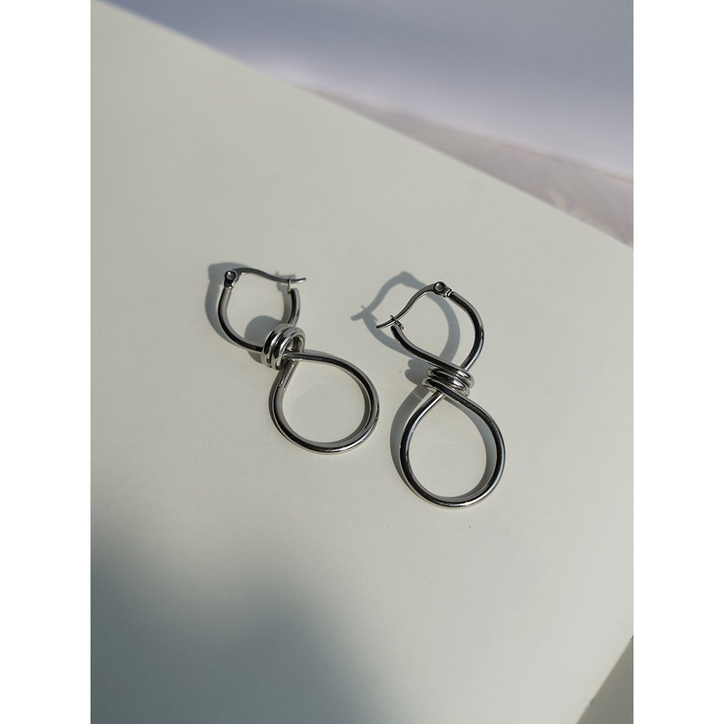 ノットデザイン ドロップピアス 2color RA3554