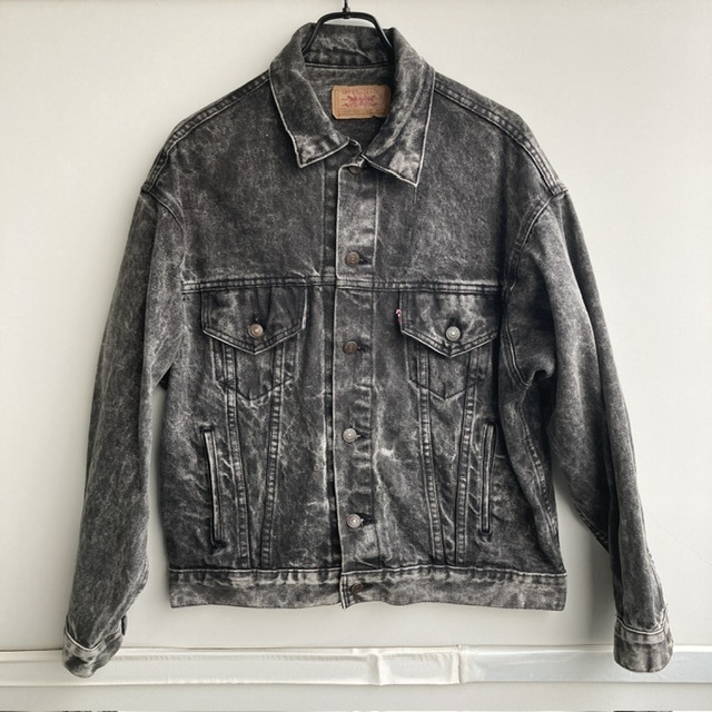 Levi’s 70507-0253 デニムジャケット 先染めブラック 80s 画像3