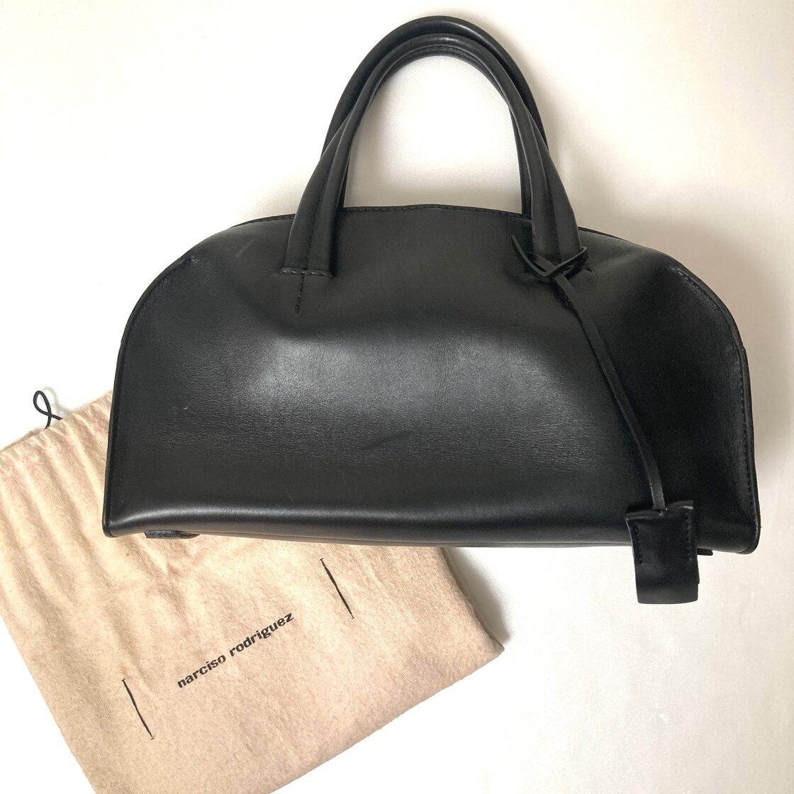 Used】narciso rodriguez ナルシソロドリゲス レザーバンドバッグ | Pay ID
