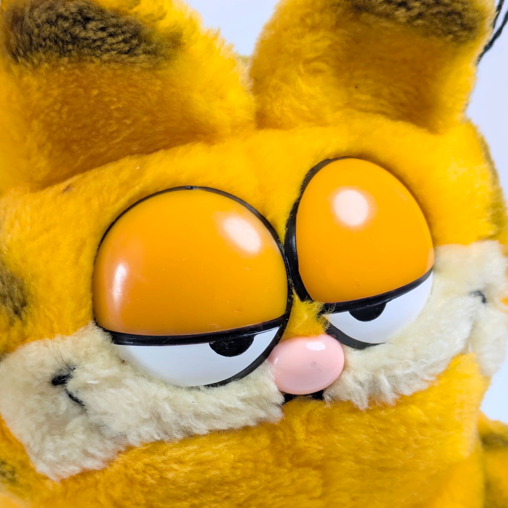 VINTAGE 1980年代初期 ☆【 Garfield ( ガーフィールド ) 】『 ガーフィールド / おすわり左向きM 』ぬいぐるみ プラッシュ plush 1980年代年製 〚アメリカン雑貨 アメトイ〛