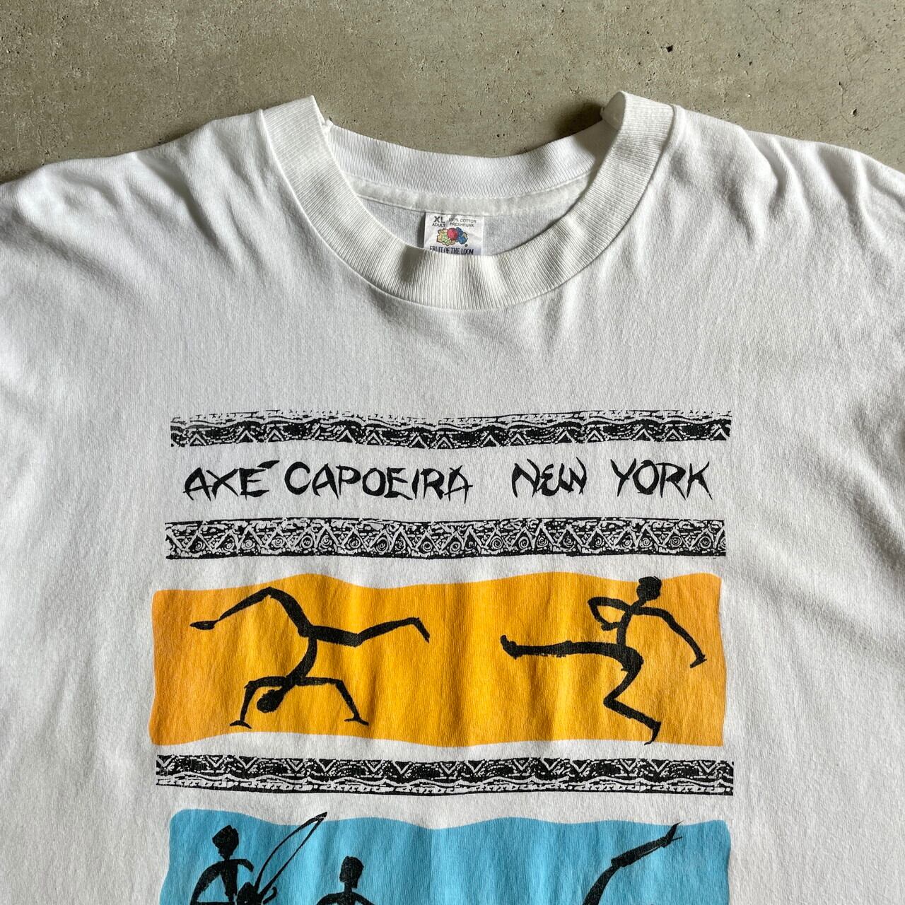 90年代 CAPOEIRA カポエイラ アートプリント Tシャツ メンズXL 古着