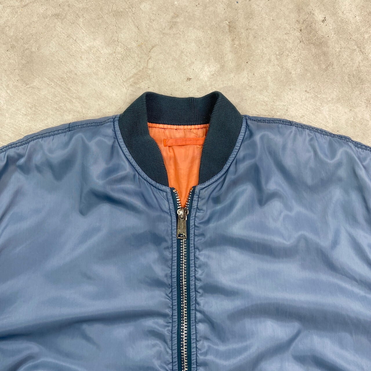 Flight Jacket MA-1 フェードブルー古着 ヴィンテージ Y2K Flight Jacket MA-1 フェードブルー古着ヴィンテージY2K