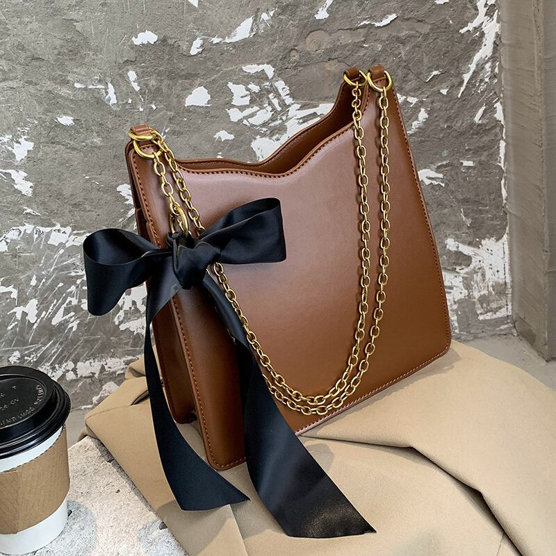 オータムウィンターチェーン ショルダーバッグ 秋物 冬物 手作りハンドバック43017584800