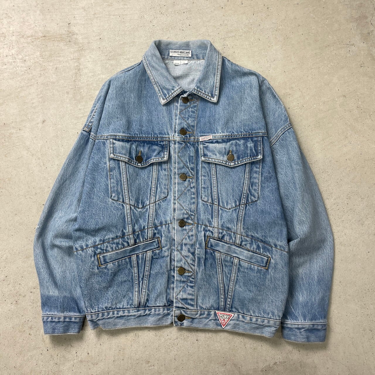 90年代 USA製 GEORGES MARCIANO for GUESS ゲス デニムジャケット 
