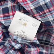 Fox Fire フォックスファイヤー チェック 長袖 ワークシャツ M/メンズ アウトドア