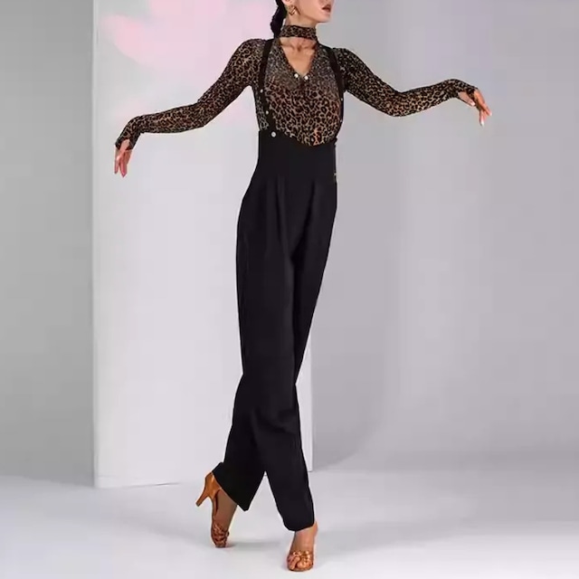 サスペンダー ワイドレッグ パンツ 1col D00499