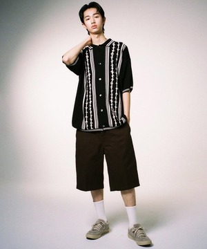 [CAVISH] CARPENTER COTTON SHORTS BROWN(CV2DMUPA13A)