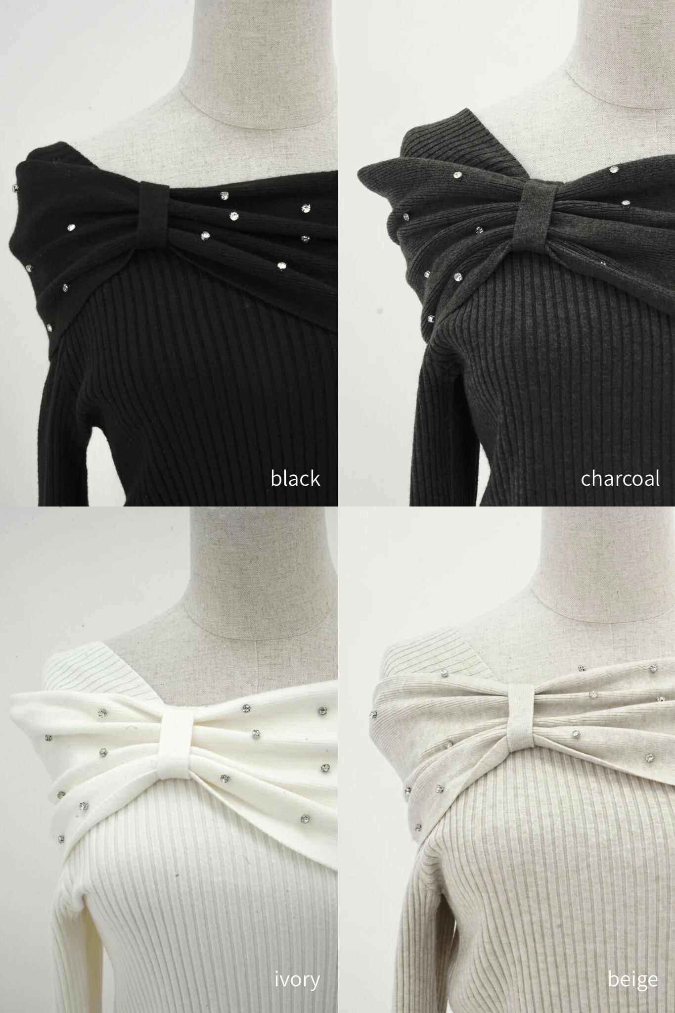 ribbon bijou knit | Désir et Raison