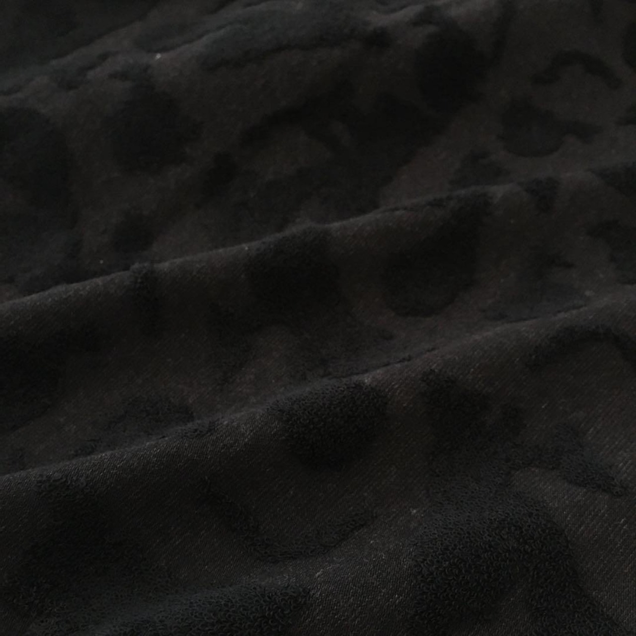 綿ポリ混パイルジャガードニット生地-2ｍ-curl tricot　F7X/200H5644●