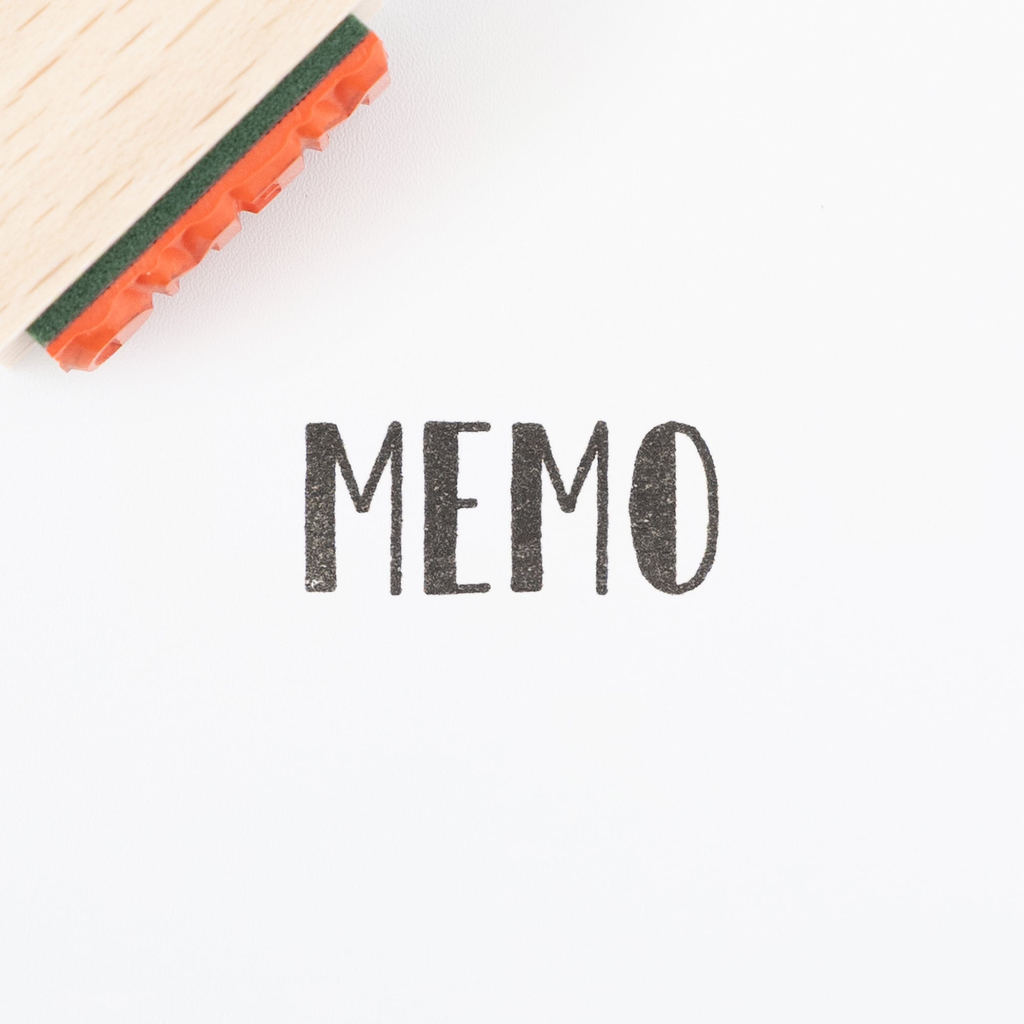 【大きな文字】MEMO_メモ | はんこ
