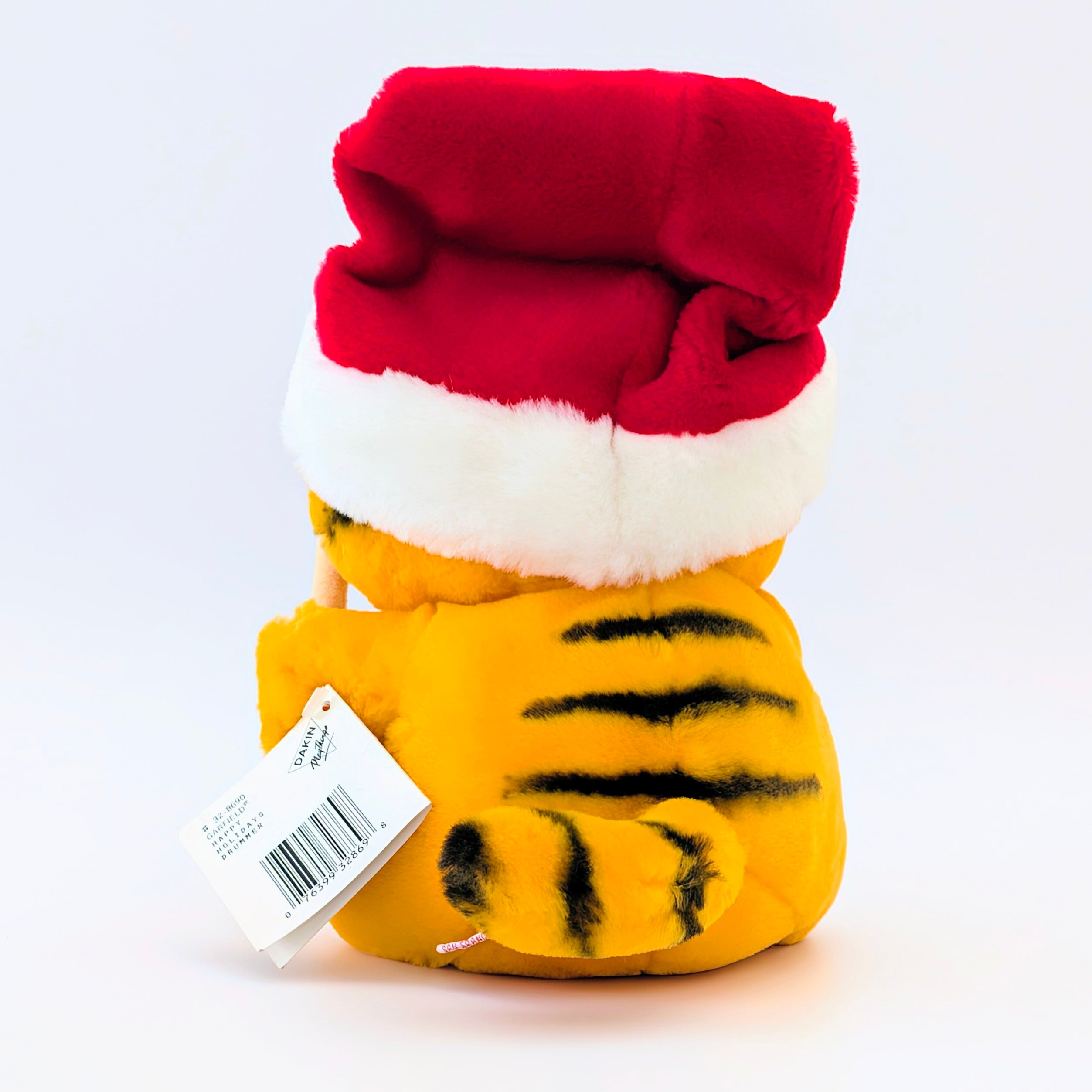 ☆ VINTAGE 1988 ☆【 Garfield ( ガーフィールド ) 】『 Garfield HAPPY HOLIDAYS DRUMMER ガーフィールド ハッピーホリデー ドラマー』ガーフィールド10周年記念限定 / ぬいぐるみ / プラッシュ / plush / 1980年代年製 〚アメリカン雑貨 アメトイ〛