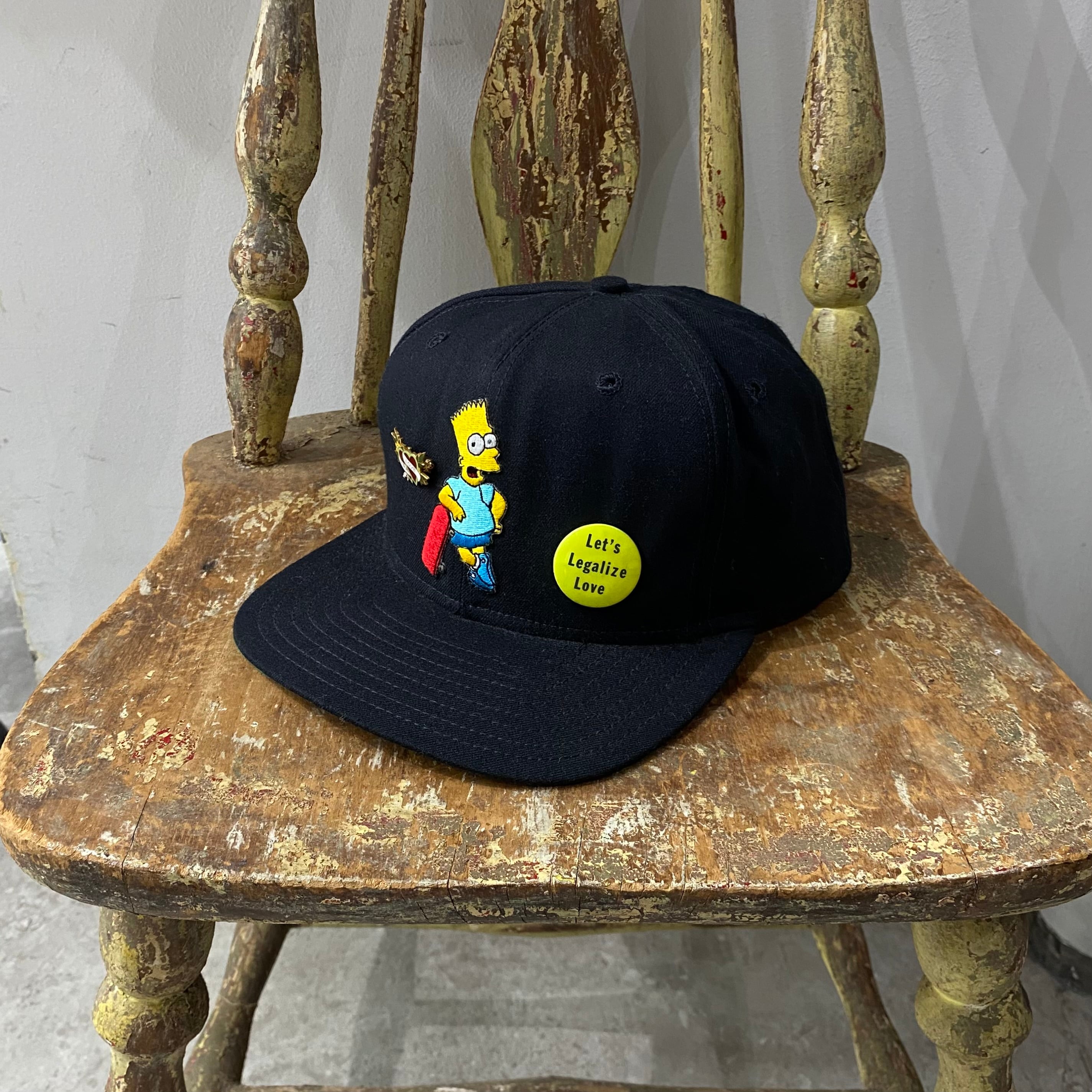 80s New Era "Simpsons" pins custom cap【仙台店】