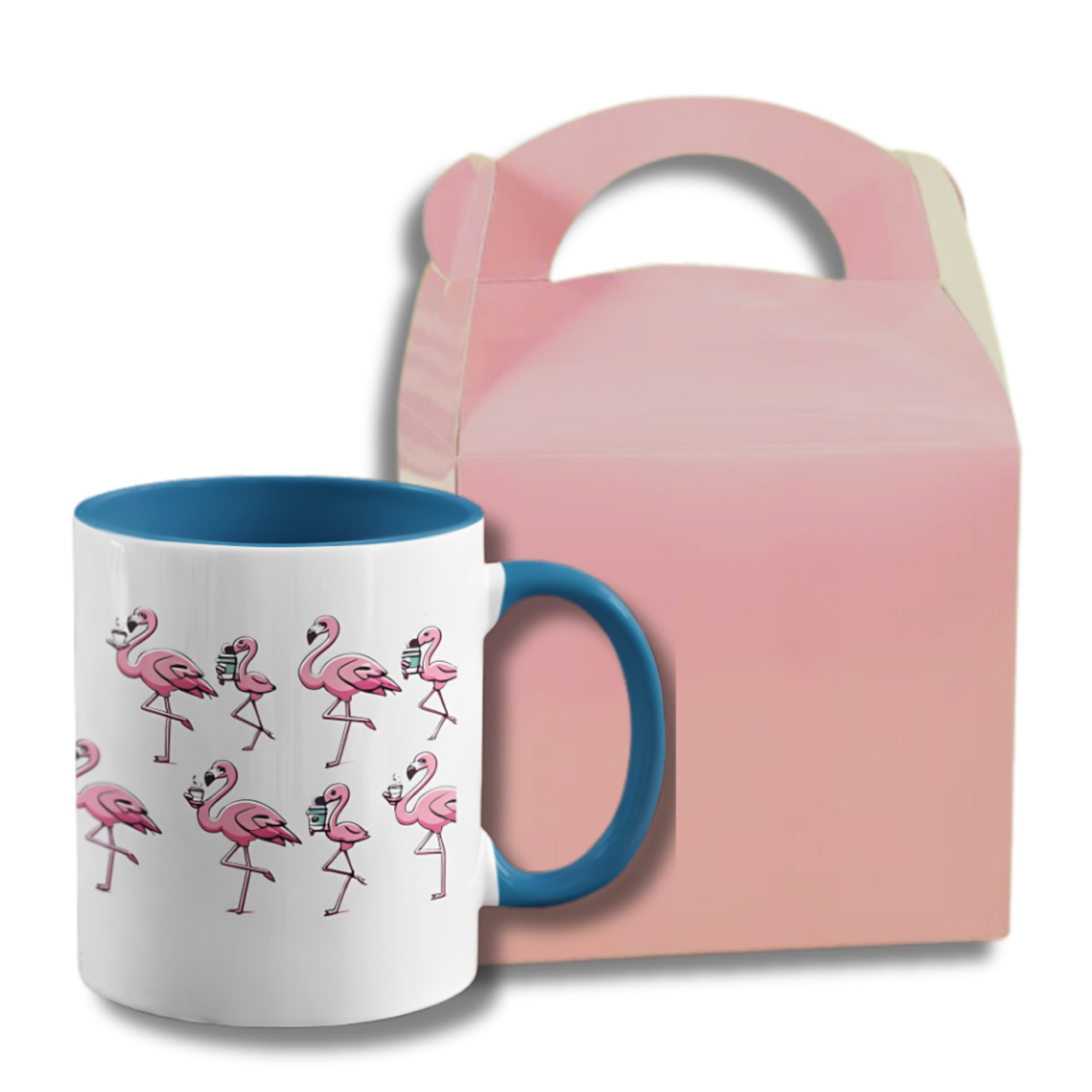 Mug-フラミンカフェ 2トーンマグカップ(ブルー) 4201