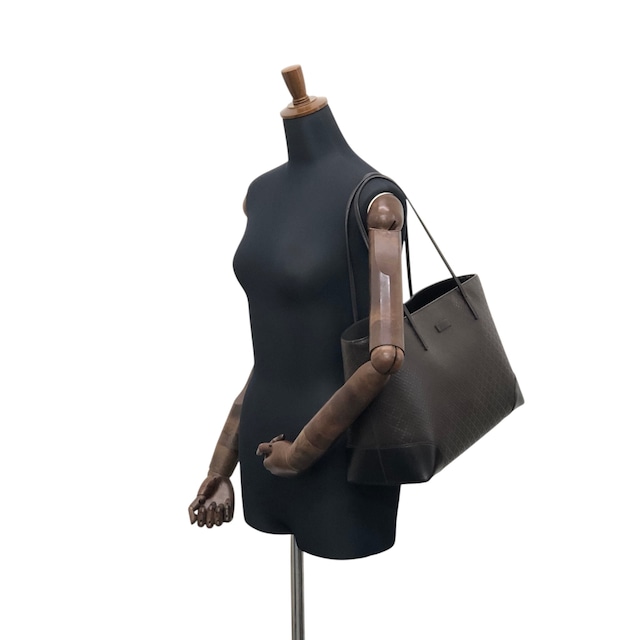 GUCCI グッチ ディアマンテ トートバッグ ブラウン レザー vintage ヴィンテージ オールド sjc4yu