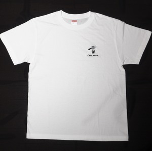 ロゴTシャツ　刺しゅう[WHITE]