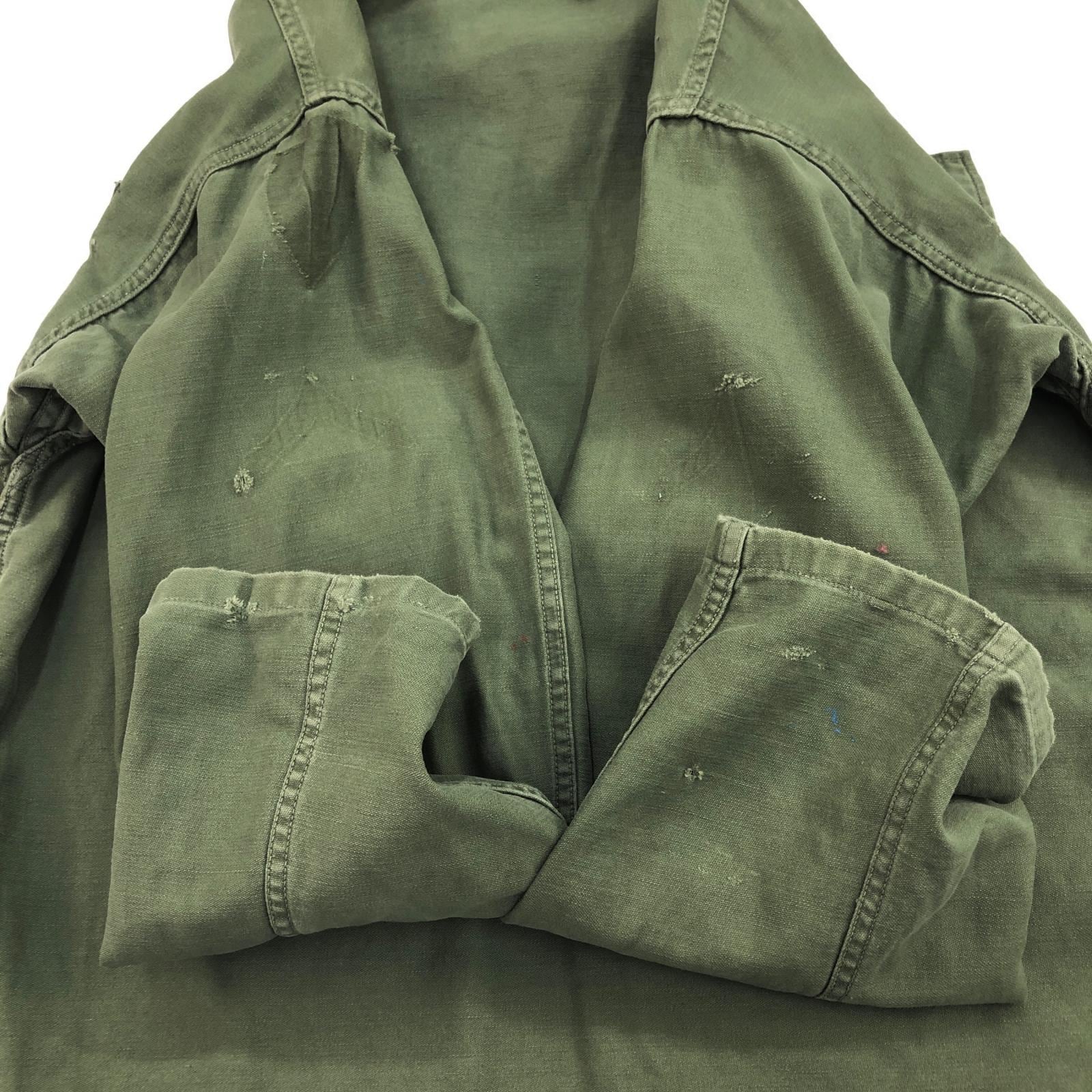 U.S.ARMY 50−60年代 USA製 OG-107 ユーティリティシャツ UTILITY