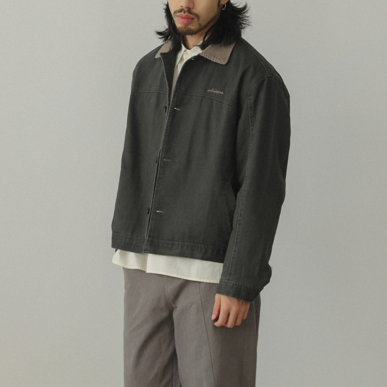 コーデュロイ カラーワーク ジャケット K5386 - 2