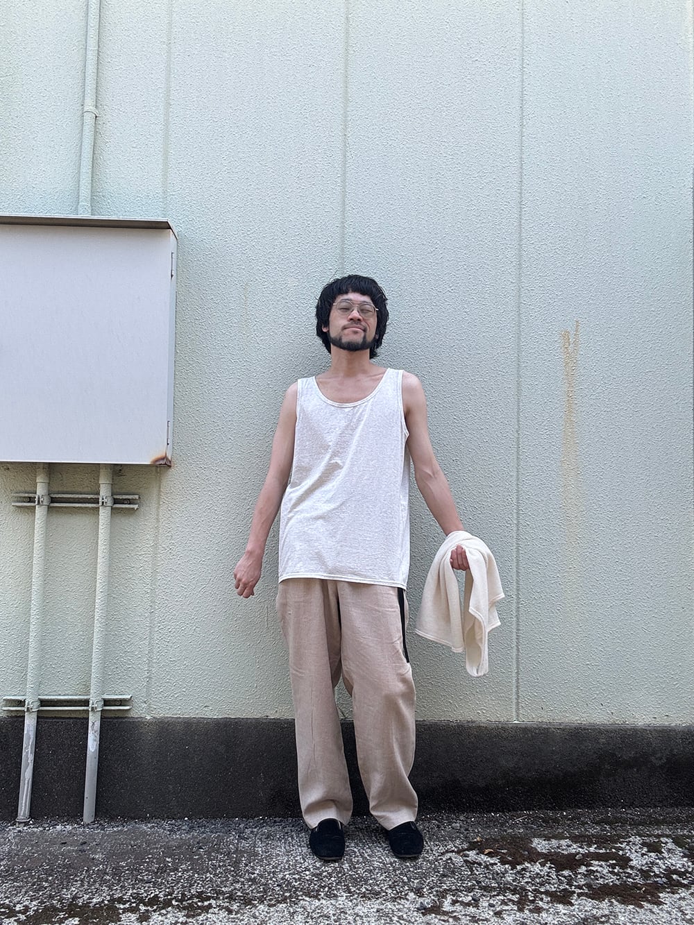 【ほぼ未使用】drawingsnambers タンクトップ MOCO TANK TOP 2pcs/糢糊オリジナルタンクトップ2枚組 | 糢糊
