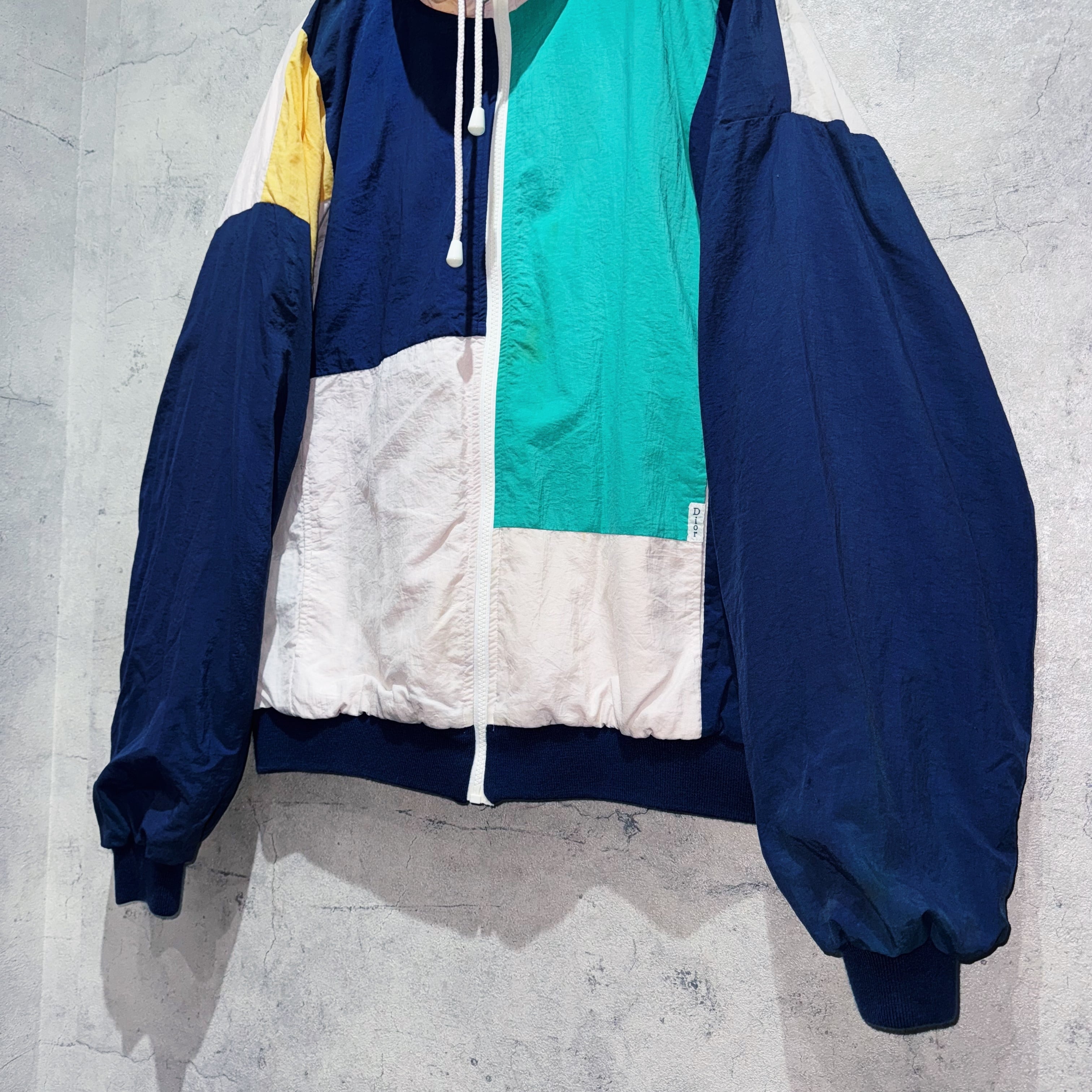 80's”Christian Dior”switching color design nylon jacket | ayne