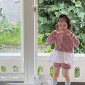 韓国子供服 / ninibello / Tommy Stripe Cardigan / カーディガン *XS~XXL*