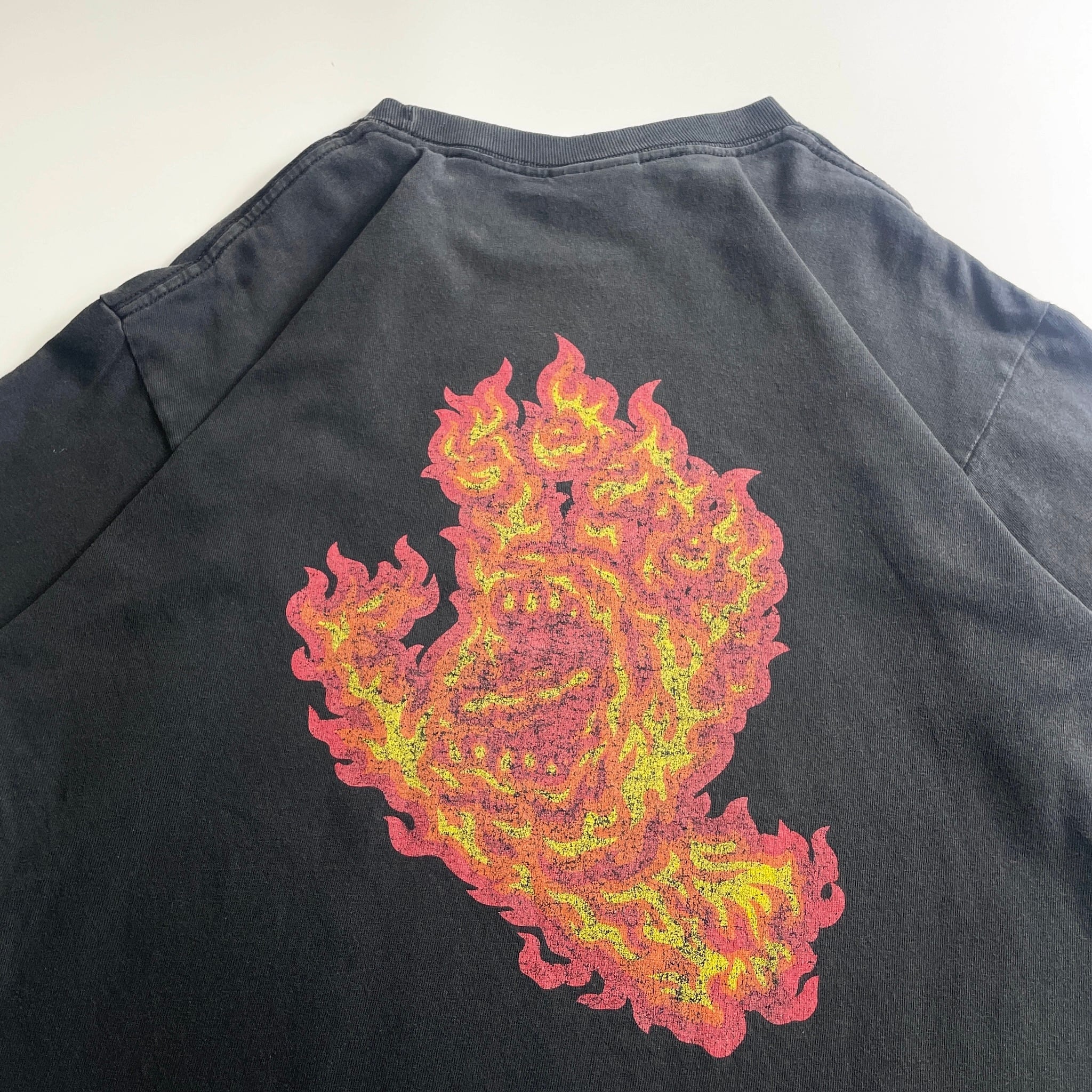 00s Santa Cruz Flaming Screaming Hand Tee