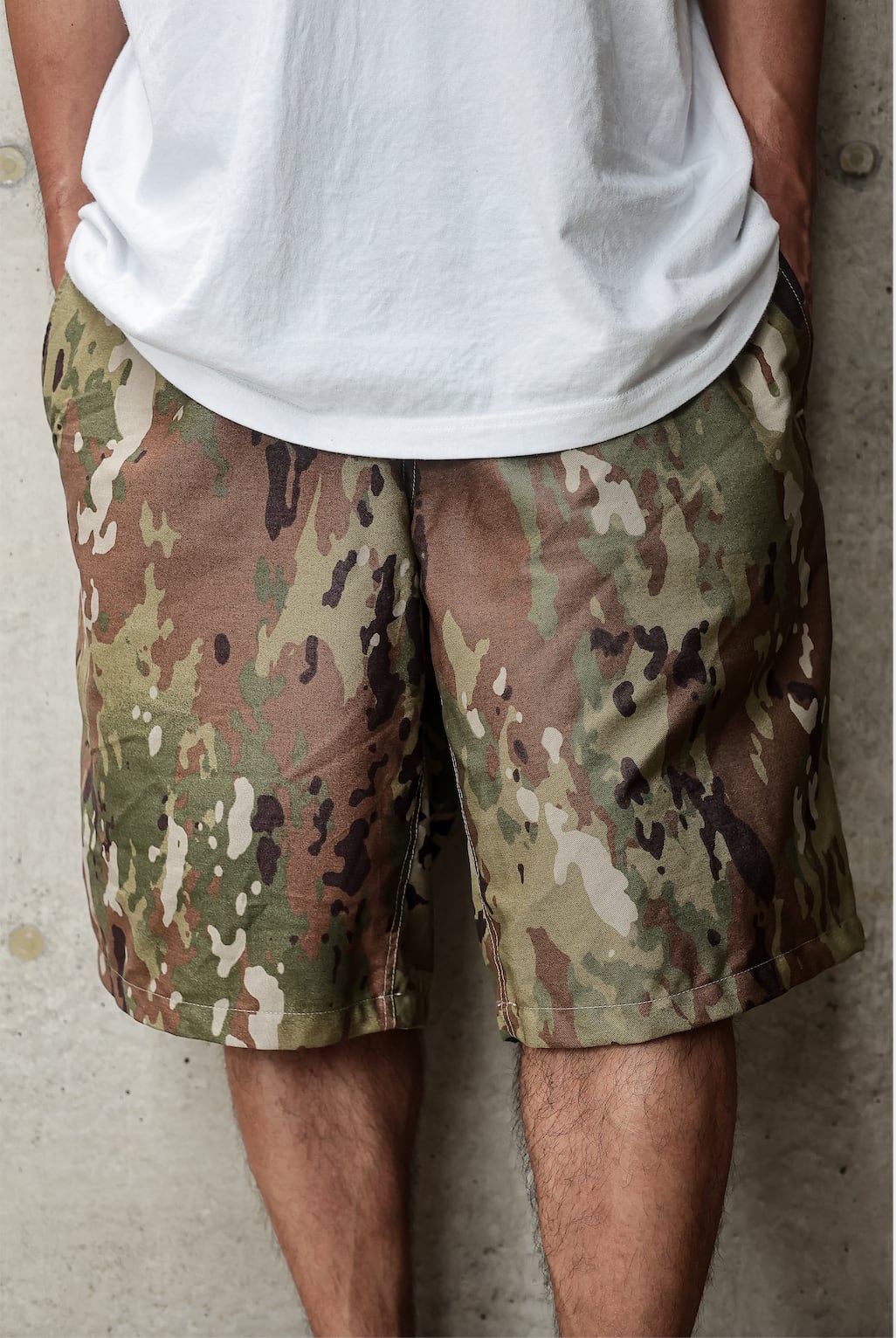 Multi Camo Laundry Bag Remake Shorts/ODDMENT