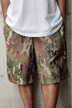 Multi Camo Laundry Bag Remake Shorts/ODDMENT