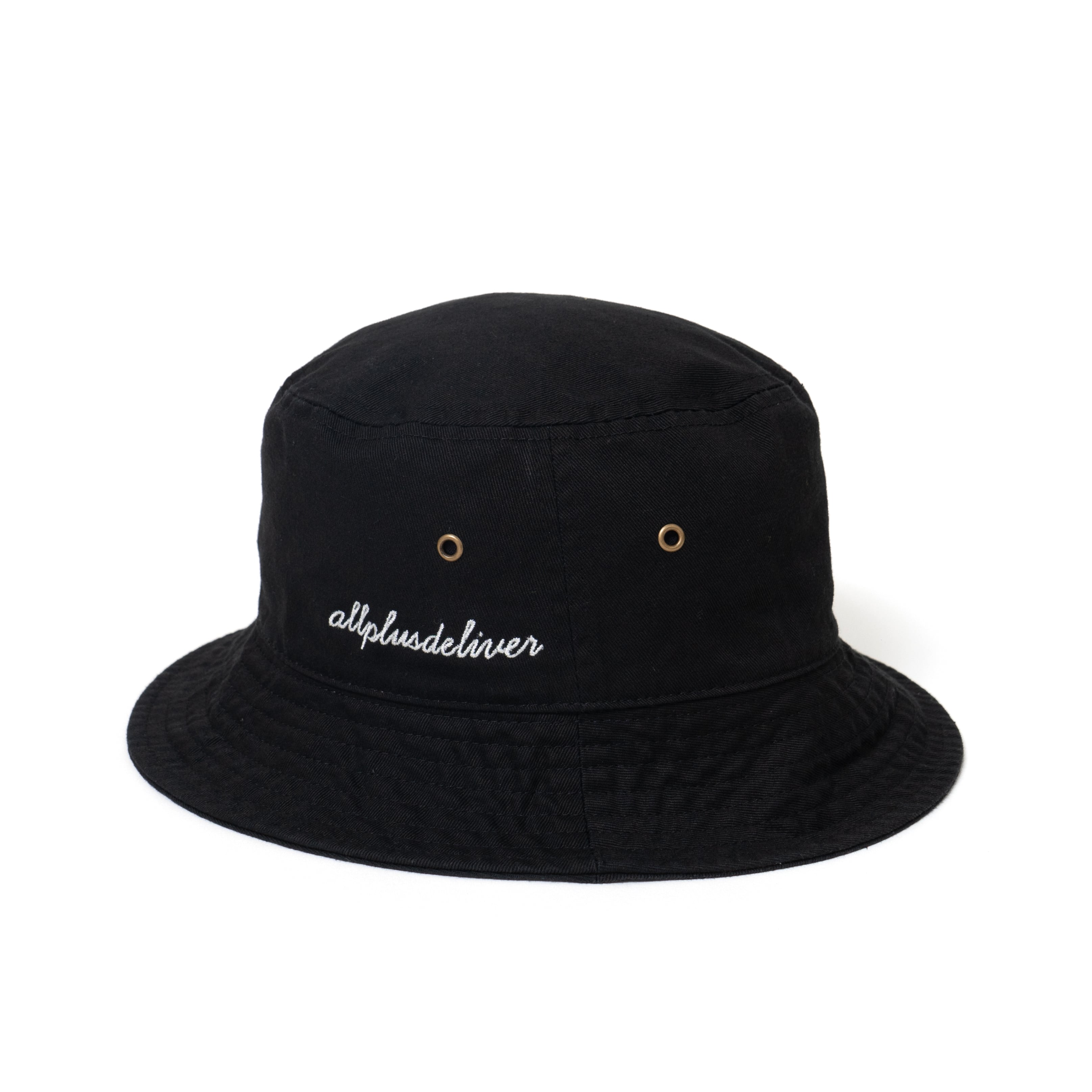 ALPSDR SIDE LOGO BUCKET HAT / BLACK