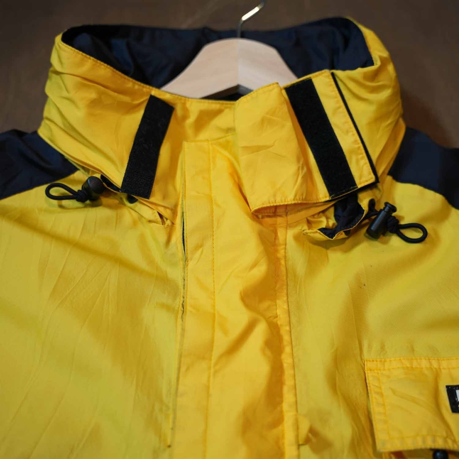 90s POLO SPORT ナイロンジャケット ポロスポーツ イエロー × ブラック