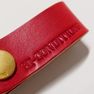 ( RED ) BELT LOOP KEY CHAIN