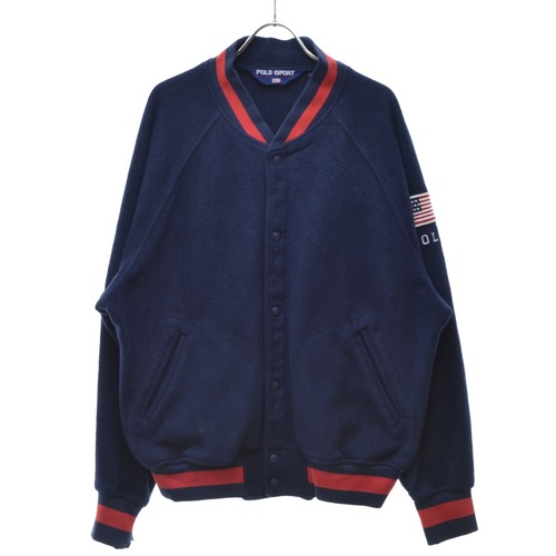 POLO SPORT / ポロスポーツ ラルフローレン 90s USA製 ベースボール スタジャン フリースジャケット