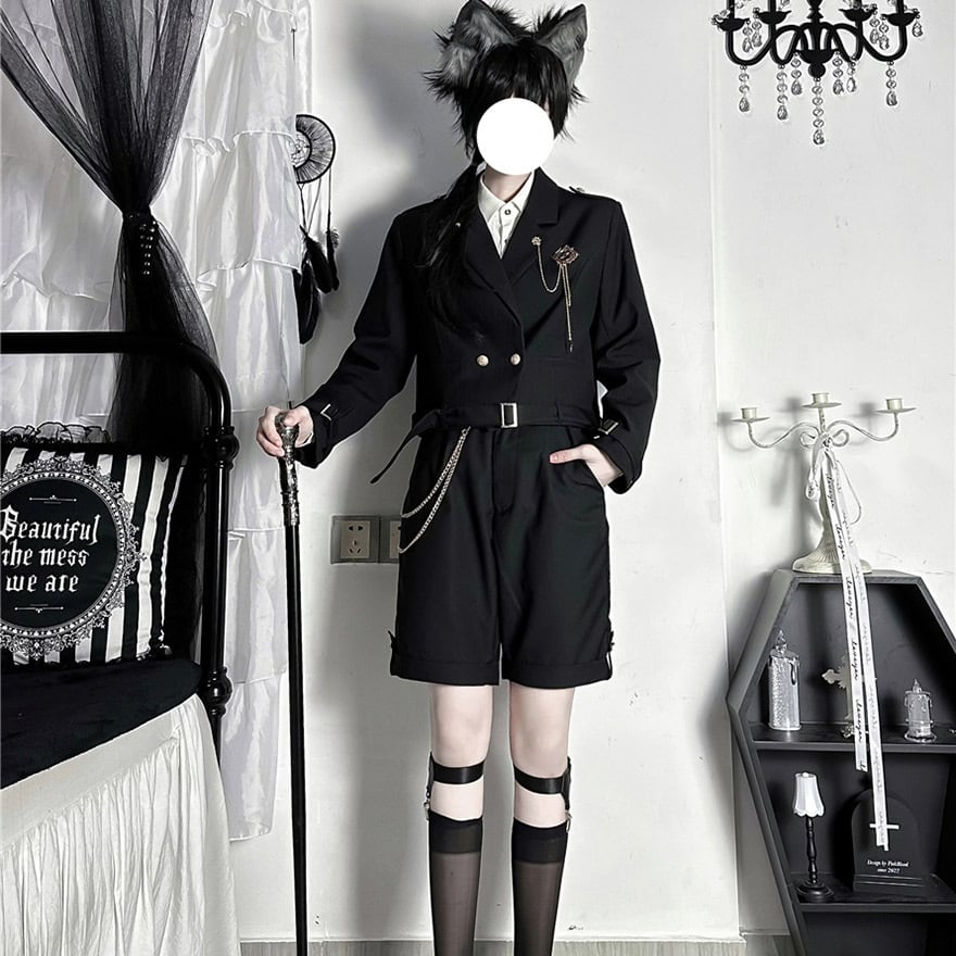 SEASONZ ジャケット シャツ ブラウス ハーフパンツ 王子系 少年装