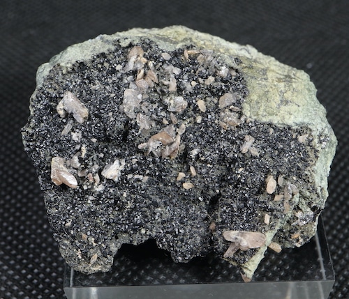 希少！メラナイト + チタナイト 灰鉄柘榴石 原石 29,9g AND033 鉱物 標本 原石 天然石